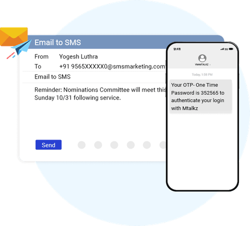 Email to SMS Integration